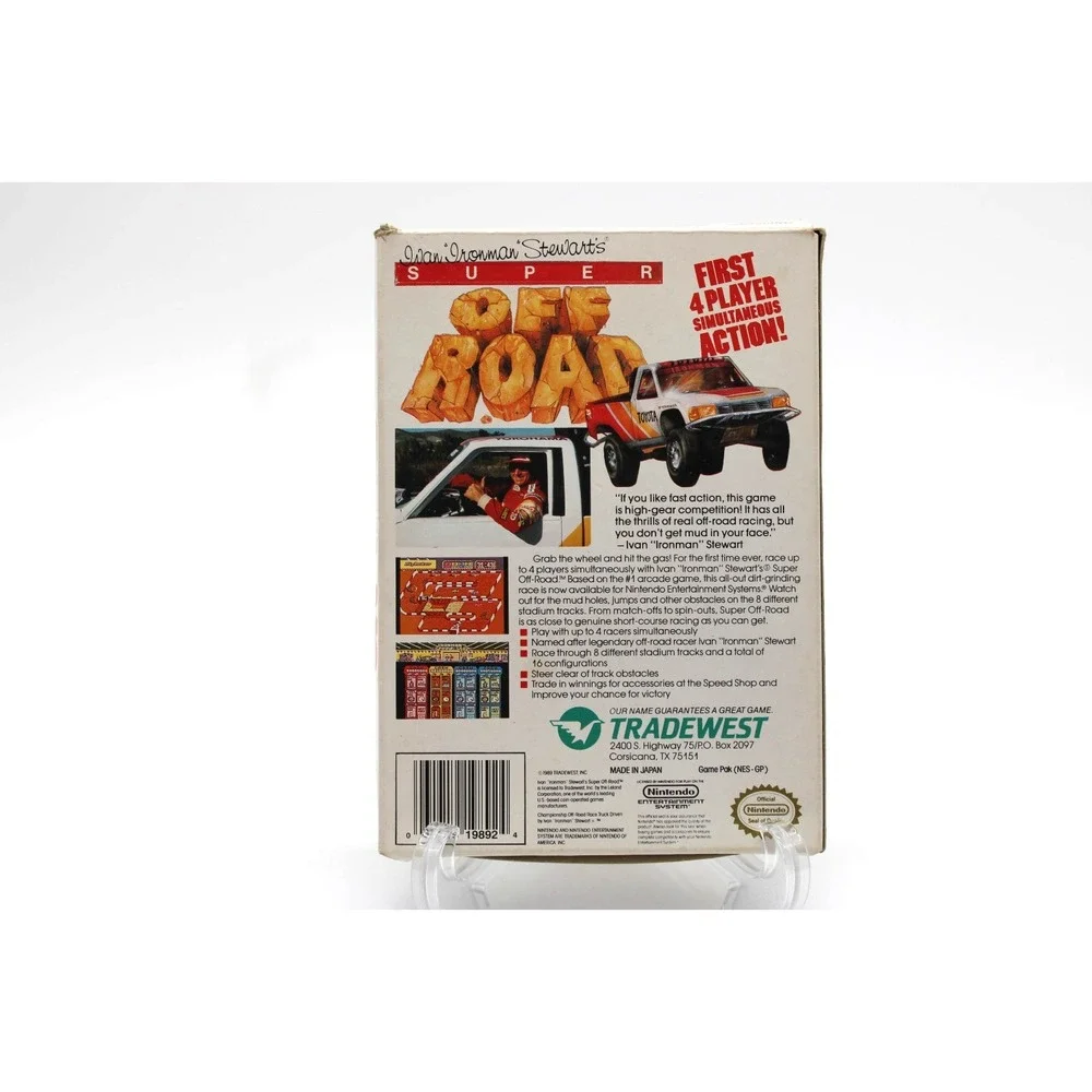 NES Super Off Road (Box, Sleeve, and Foam Insert only) No Game 1989 Nintendo